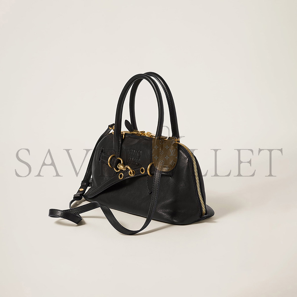 M1v M1v aventure nappa leather top-handle bag 5bb168 (33*17*11cm)